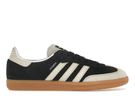 Женские кроссовки Adidas Samba OG, черно-белые