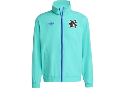 Мужская куртка Adidas Seattle Sounders Anthem 2025, semi mint/белая
