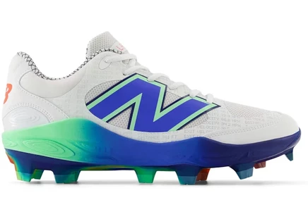 Мужские кроссовки New Balance 3000v7 Molded Lab Work, белый/ярко-зеленый/лазурный