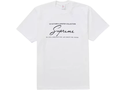 Футболка Supreme Martine Rose, белая