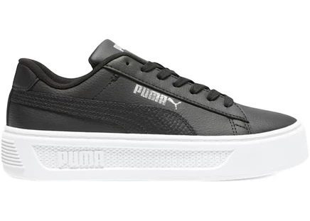Женская обувь Puma Smash V3 Platform, черный/серебристый