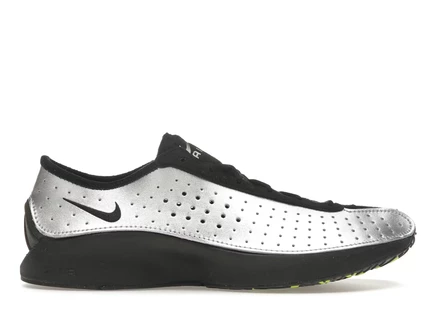 Женские кроссовки Nike Air Superfly, серебристо-черные с акцентами volt