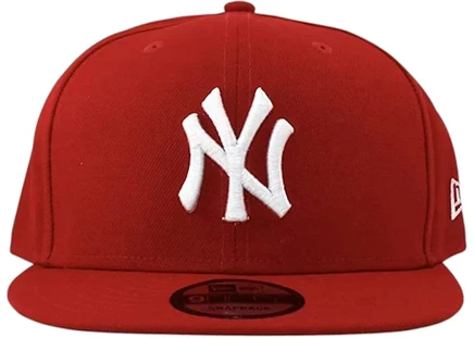 Мужская кепка New Era 9Fifty New York Yankees регулируемая snapback, красная