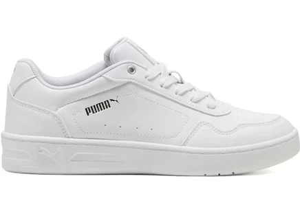 Женские кроссовки Puma Court Classy, бело-серебристые
