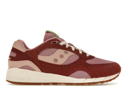 Мужские кроссовки Saucony Shadow 6000, бежево-бордовые