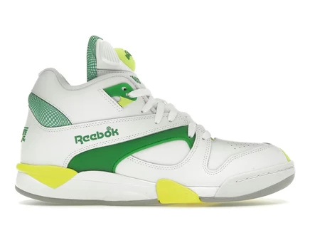 Мужские кроссовки Reebok Court Victory Pump, бело/зеленые