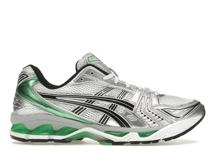 Мужские кроссовки Asics Gel-Kayano 14, белые/малахитовые