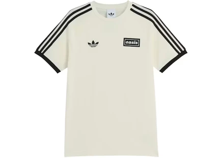 Мужская футболка Adidas Tour 3-Stripes, кремово-белая