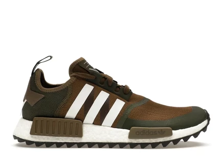 Мужские кроссовки Adidas NMD R1 Trail, оливково-белые
