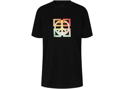 Мужская футболка Givenchy 4G Peace с логотипом, черная