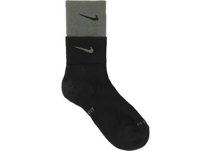 Мужские носки Nike x MMW Sock, черно-зеленые