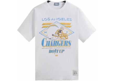 Футболка KITH x NFL Chargers Vintage, белая