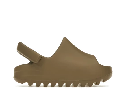 Детские сланцы Adidas Yeezy Slide, коричневые