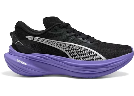 Женские кроссовки Puma Deviate Nitro 3, черно‑фиолетовые