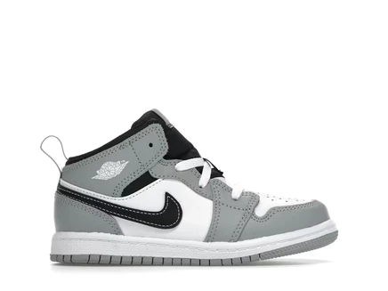 Детские кроссовки Jordan 1 Mid (2022), светло-серые