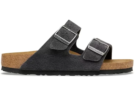 Мужские сандалии Birkenstock Arizona, замшевые, антрацитовые