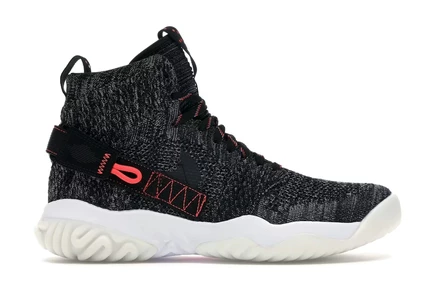 Мужские кроссовки Jordan Apex React, черные/серо-белые с красными акцентами