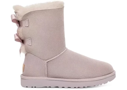 Женские ботинки UGG Bailey Bow II, бледно-серые