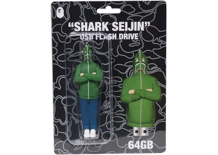 Флеш-накопитель BAPE Shark Seijin 64 ГБ, зеленый