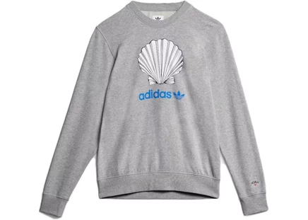 Мужской свитшот Noah x adidas Originals, серый меланж