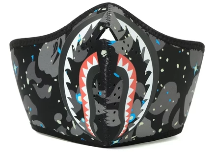 Маска BAPE Space Camo Shark, черная