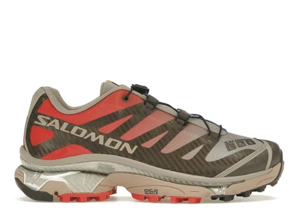 Мужские кроссовки Salomon XT-4 OG, винтажный хаки/красные