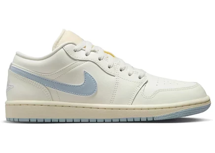 Женские кроссовки Jordan 1 Low, Sail/Ghost