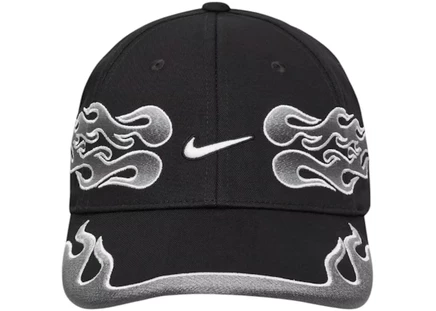 Мужская кепка Nike Club Semi-Structured OG Flame, черная