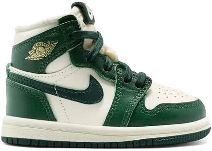 Детские кроссовки Jordan 1 Retro High OG, темно-зеленые