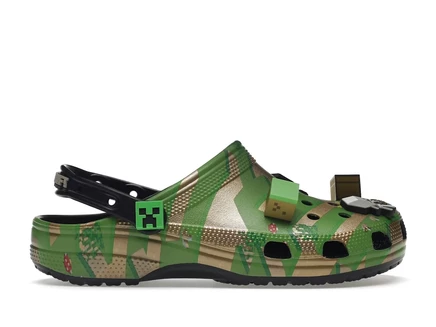 Мужские кроксы Crocs Classic Clog Minecraft Grass Block, разноцветные