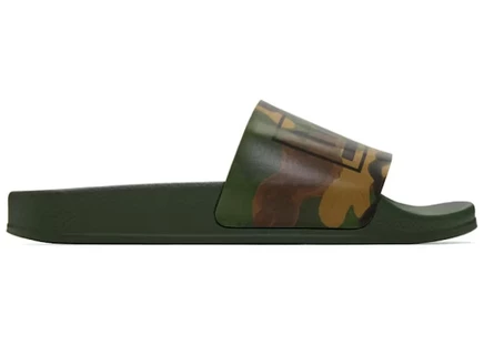 Мужские сланцы Off-White Double Arrow Sliders, камуфляжные