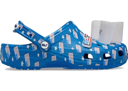 Мужские сабо Crocs Classic Clog Vineyard Vines, ярко-кобальтовые