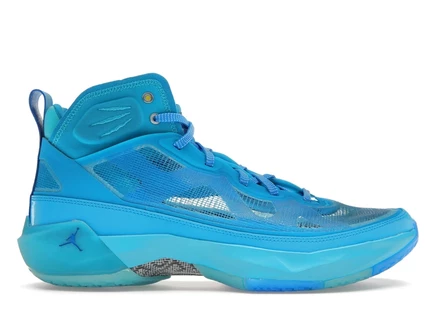Мужские кроссовки Jordan 37 Naruto Rasengan, сине‑бирюзовые