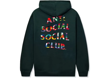 Мужское худи Anti Social Social Club, зеленое