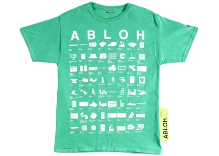 Мужская футболка Virgil Abloh ICA Collection, зеленая