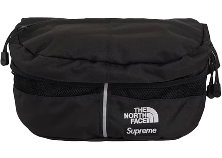 Унисекс поясная сумка Supreme x The North Face Split, черная
