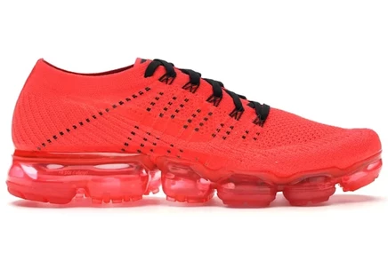 Мужские кроссовки Nike VaporMax CLOT, красно-черные