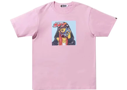 Футболка Bape Girl, розовая