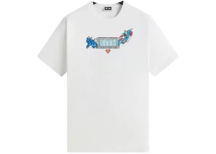 Мужская футболка KITH x Superman Booth Vintage, белая