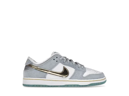 Детские кроссовки Nike SB Dunk Low Sean Cliver, ледяно-голубые/белые