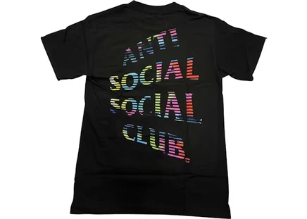 Мужская футболка Anti Social Social Club Fuzzy, черная
