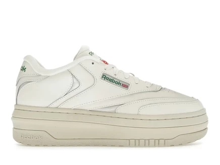 Женские кроссовки Reebok Club C Extra, бело-зеленые