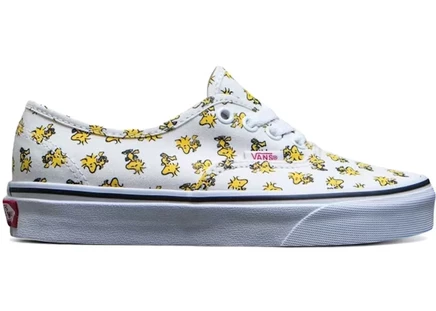 Женские кроссовки Vans Authentic Peanuts Woodstock, белые