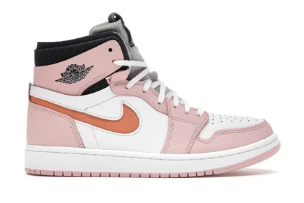 Женские кроссовки Jordan 1 High Zoom Air CMFT, розовые/белые