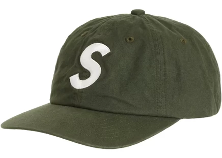 Унисекс кепка Supreme 6-панельная GORE-TEX S Logo, оливковая