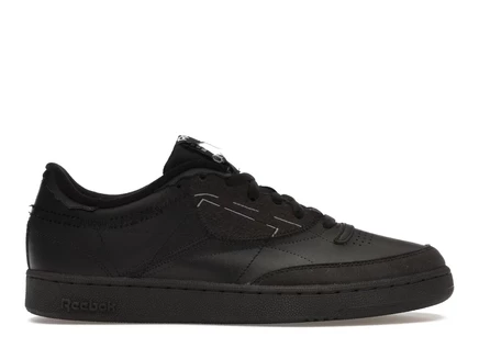 Кроссовки Reebok Club C Maison Margiela, черно-белые