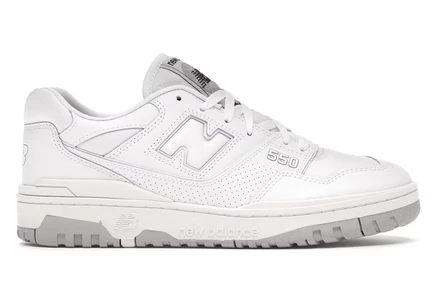 Мужские кроссовки New Balance 550, бело-серые
