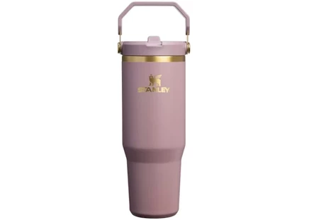 Термокружка Stanley IceFlow Flip Straw 890 мл, бежевая