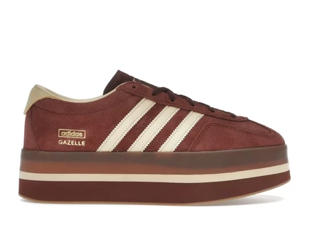 Женские кроссовки Adidas Gazelle Stack, коричнево-рыжие/оранжевые