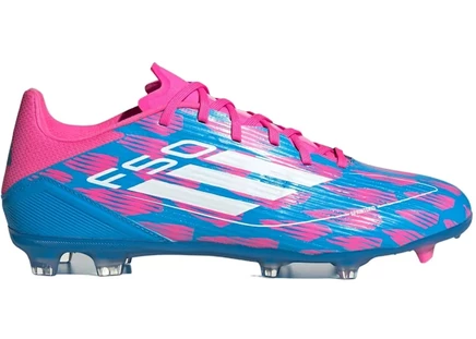 Мужские бутсы adidas F50 League, голубо-бело-розовые